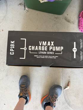 Vmax Vcp18k 18000 Watt Lithium Charge Pump Battery For 12v Audio Amplifier Hi Power
