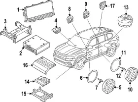 3g0-035-466-e Volkswagen Genuine Amplifier