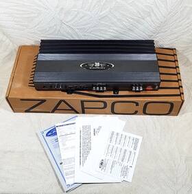 Zapco 350.2 2-channel Old School Car Audio Amp Usa Made With Box Manual