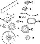 Genuine Nissan Amplifier 28061-7BA2B New. Price: $796.14.