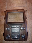 2013-2014 Ford F150 8" Touch Screen Display Bezel And Radio Control Panel Wood Used. Price: $289.99.
