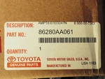 Brand New 1999 2003 Toyota Solara Jbl Audio Amplifier 86280-AA061. Price: $169.99.