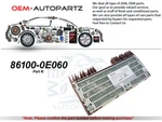 Lexus RX350 RX450H 2010-2014 Oem Pioneer Amplifier 86100-0E060 Audio Used. Price: $201.50.