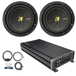 2X Kicker 8" 400W Max Dual Voice Coil Subwoofer, 1800W Class Amplifier New. Price: $699.97.