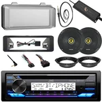 Jvc 1-DIN Marine Cd Stereo, 2X 6.5" 300W Max Speakers, Amplifier, Hd Accessoires New. Price: $501.49.