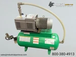 Becker Kvt 3.80 Oil-less Rotary Vane Vacuum Pump 5HP 42 Scfm W/ 30 Gal. Receiver Used. Price: $1650.00.