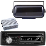 Pyle Bluetooth Marine Radio MP3/USB/SD Cd Am/fm, Black Cover, 4-CH Amplifier New. Price: $205.99.