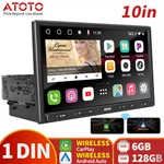 Atoto 10IN S8 All-in-one 1DIN Android Stereo Carplay 4G Lte Dual Bt 6G+128G New. Price: $314.99.