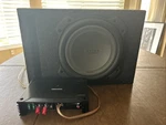 Kenwood Excelon X502-1 Class 1000W Mono Power Amplifier And Subwoofer Speaker Used. Price: $197.00.