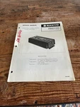Sanyo PA6120 Biamplified Mobile Stereo Power Amplifier Service Manual Like. Price: $12.99.