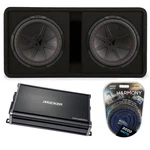 Kicker 48DCWR122 Dual 12" 1000W Rms Ohm Loaded Sub Enclosure & CX1200.1 Amp Certified. Price: $595.08.