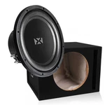Nvx NSW124V2 700W Dual 4-OHM 12" Subwoofer With Vented Enclosure Box New. Price: $179.98.