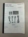 Kenwood KAC-521 Service Manual Copy From Free Shipping Good. Price: $14.00.