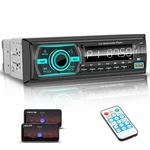Car Stereo Bluetooth Single Din Radio, Audio 7.4*4.48 *2INCHES, Black New. Price: $36.40.