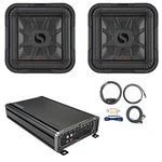 2X Kicker 10" 1000W Max 2-OHM Car Audio Subwoofer, 1200W Class Amplifier New. Price: $939.97.