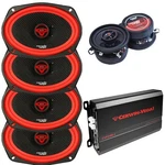 Cerwin Vega V69 6X9" Door Speakers H735 3.5 For Dash & 2400W 4CH Car Amp New. Price: $501.99.