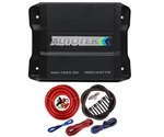 Autotek MM-1525.2D 1500W 2-CHANNEL Bridgeable Amplifier + 4GA Wiring Kit New. Price: $79.00.