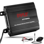 Pyle 2-CHANNEL Marine Amplifier Receiver Waterproof And Weatherproof Black New. Price: $66.99.