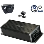 Kicker KEY200.4 200W 4-CHANNEL Full-range Amplifier, Remote, Kit, Quick Connect New. Price: $449.97.