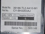 Radio Amplifier Oem 13-14 Acura Tsx 1YR Wrnty Used. Price: $100.00.