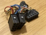 Mercedes Becker BE1492 W140 W124 Radio Stereo BE1692 W202 Harness Connectors Oe Used. Price: $55.00.