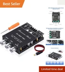High-performance 200W Bluetooth Amplifier With Treble/bass Controls ZK-1002T New. Price: $39.34.