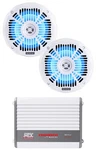 Mtx WET75.2 200 Watt 2-CHANNEL Marine Amplifier+memphis Audio 6.5" Led Speakers New. Price: $184.90.