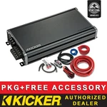 Kicker CXA660.5T Car Audio Class Ab/d 5-CHANNEL Amplifier + 4AWG Kit New. Price: $449.99.