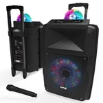 Pyle 700W Bluetooth Pa Speaker System, Flashing Led Lights, Portable Battery New. Price: $159.99.