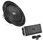 Nvx VADM1 500W Rms Class-d Amplifier + 10" Shallow Mount Subwoofer New. Price: $260.98.