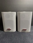 Boss Audio 4" MR4.3W Box Speakers - White 200W Tested Works Used. Price: $38.50.