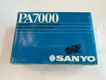 Vintage *new* 1980'S Sanyo Pa 7000 Bi-amplified Car Stereo Power Booster. Price: $160.00.