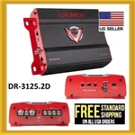 Crunch DR-3125.2D V-drive 3125W Max Power Channel Car Amplifier Class New. Price: $88.95.