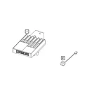 Genuine Mopar Amplifier 68661950AA New. Price: $244.83.
