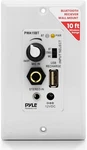 Pyle 100W Bluetooth Wall Amp Receiver Usb Aux Mic In Speaker Output White Open. Price: $44.61.