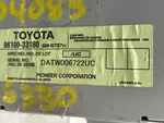 2004 Lexus ES330 Audio Radio Amplifier Mark Levinson System Oem 86100-33180 Used. Price: $117.60.