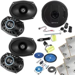 Nvx Qbsta 11" Amplified Spare Tire Sub And 6X9 Speaker Kit New. Price: $405.93.