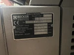 Becker Kvt 3.60 Oil-less Dry Vacuum Pump 39 Cfm 3-PHASE 230/460 Used. Price: $1500.00.