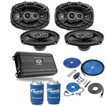 2 Pairs Kicker DSC6930 Speakers + Nvx Amplifier W/ Free Install Kit New. Price: $400.00.