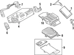 Genuine Mazda Radio Amplifier VC87-66-A20A New. Price: $544.49.