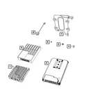 Genuine Mopar Amplifier 68547721AD New. Price: $237.30.