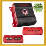 Crunch DR-2125.2D V-drive Watts Max Power Channel Ohms Car Amplifier New. Price: $97.50.