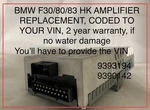 Oem Bmw 393 194 F30 F34 F36 F32 F80 F82 M3 M4 Amplifier Hk 688 Coded Asd Certified. Price: $950.00.