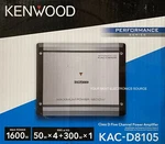 New Kenwood KAC-D8105 Class D, 5-CHANNEL Car Audio Amplifier. Price: $419.00.