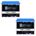 Mighty 12V, 50AH, Lithium, Battery Compatible With Vmax SLR50 - Pack New. Price: $249.99.