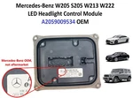 Mercedes-benz W205 S205 W213 W222 Led Headlight Control Module A2059009534 Oem New. Price: $120.00.