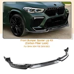 Front Bumper Spoiler Lip Splitter Kit For Bmw X6M F96 2019-2023 2020 Carbon Look New. Price: $94.30.