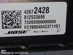 Bose Radio Audio System Amplifie Oem 17-21 Buick Encore 1YR Wrnty Used. Price: $65.00.