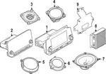Genuine Nissan Radio Amplifier 28061-6CA1B New. Price: $938.75.