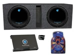 2) Planet Audio AC10D 10" 3000W Subwoofers Vented Box Channel +amp Kit New. Price: $307.99.